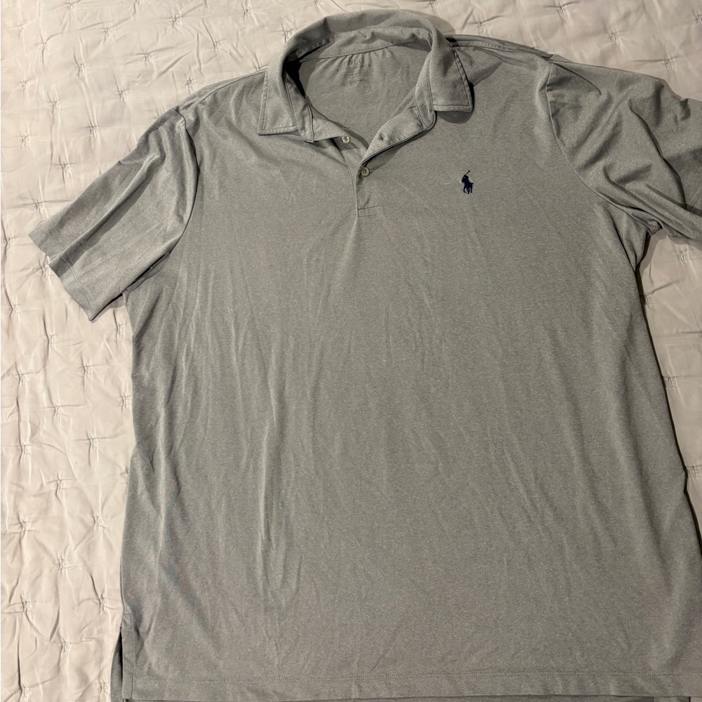 Polo by Ralph Lauren Men's Light Gray Shirt